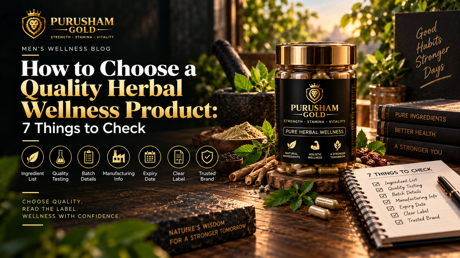 How to Choose a Quality Herbal Wellness Product: 7 Things to Check